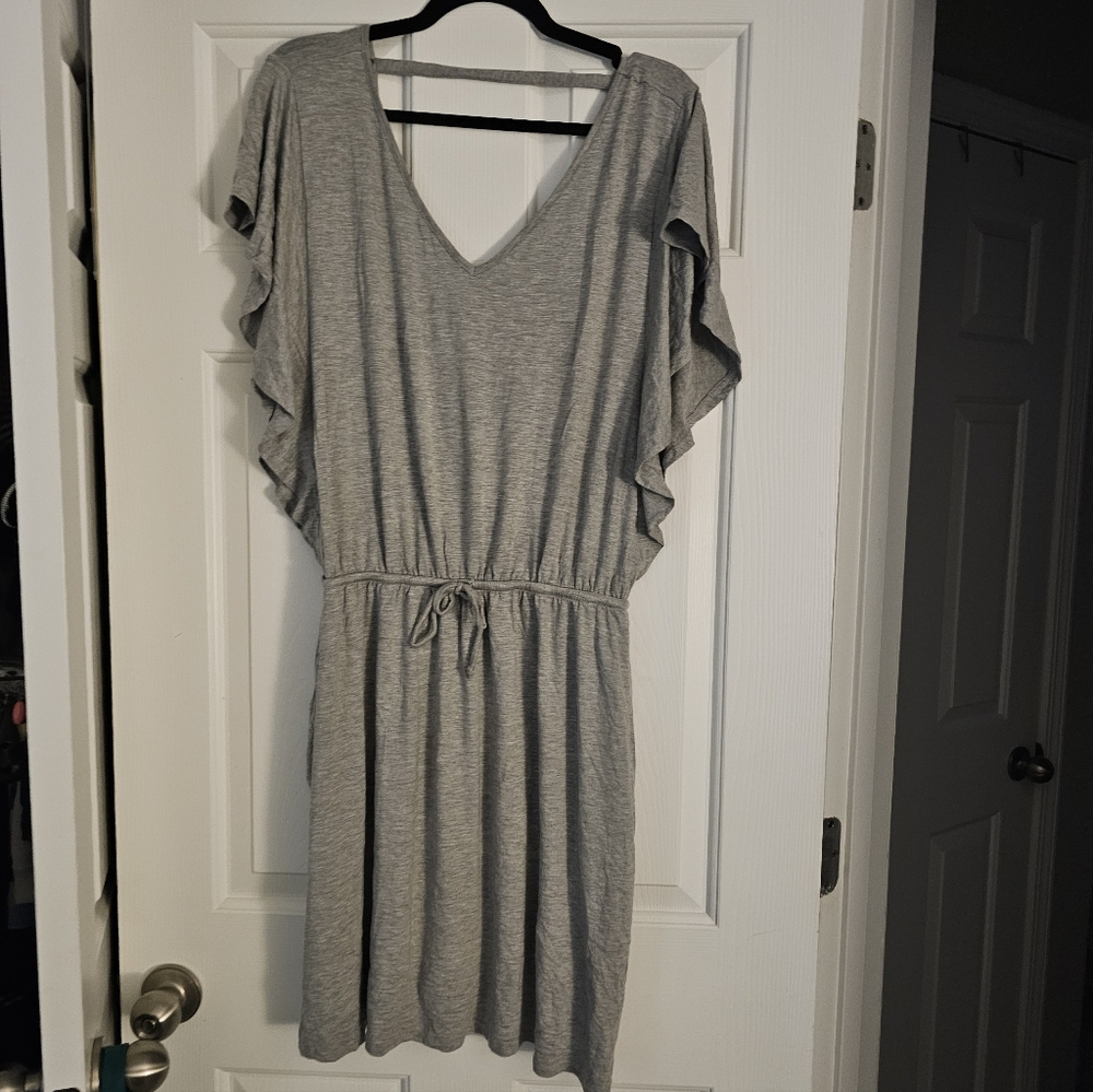 Cherish Gray Women's Dress Or Top Size L